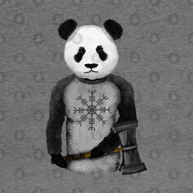 PANDA VIKING WARRIOR by mailboxdisco